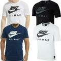 Nike Air Max NSW Herren Sport T-Shirt Athletic Cut Jersey Baumwolle Gym Tee