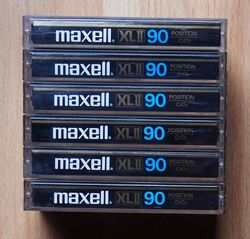 Audiokasseten   90min  Maxell  XLII 90