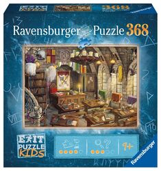 Ravensburger EXIT Puzzle Kids - In der Zauberschule - 368 Teile Puzzle für...