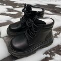 Kinder Schnürboots Mädchen Winterstiefel Reißverschluss Barfußform