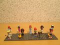 LEGO Friends Figuren 10 Stück mit Kopfbedeckung und Zubehör Puppen MIX *E028*