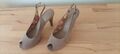 Tamaris Damen Slingpumps/ Peeptoe in sand/ beige/ hellbraun Gr. 39 - NEU