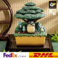 Mein Nachbar Totoro Wassergarten Bonsai Figur Studio Ghibli Selten...