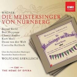 WEIKL/HEPPNER/SAWALLISCH - RICHARD WAGNER-DIE MEISTERSINGER V.NÜRNBERG 4 CD NEU