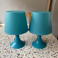 Lampan Ikea Soft Cozy Stimmungsleuchte Tisch Schlafzimmer Lampe 29cm 2er Set blau