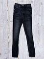 Zara Jeans skinny grau schwarz ankle length high waist Größe S Damen