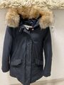 Original Woolrich Parka Artic  Mantel Gr.  S Blau Fellkaputze