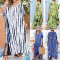 Damen-Kaftan In Übergröße Boho-Maxikleid Nachthemd Damenärmel Vintage-Kaftan €