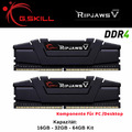 Arbeitsspeicher DDR4 Ram Desktop G.Skill Ripjaws 16GB 32GB 64GB Gaming Metallküh