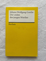 Die Leiden des jungen Werther von Johann Wolfgang Goethe (Taschenbuch) Reclam