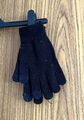 Mädchen Winter warme Damen Strick Handy Handschuhe Touchscreen H&M schwarz Gr XS