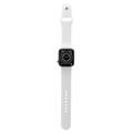 Apple Watch Series 6 Edelstahlgehäuse 40mm Sportarmband weiß Cellular silber **