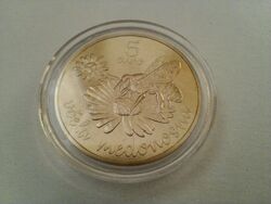 Slovakia 5 euro Coin 5€ Honey Bee 2021  collector coin 2pcs