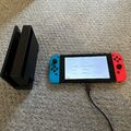 Nintendo Switch Konsole V2 + Ladegerät + Dock verbesserter Akku + extra Joycons