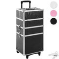 Kosmetikkoffer Trolley Alu Koffer Groß Beauty Case Schminkkoffer Friseurkoffer