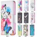 Gemustert Flip Kunstleder Tasche SchutzHülle Bumper Handy Case Cover Etui BF2