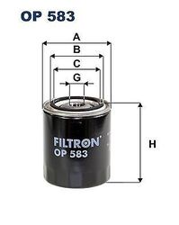 FILTRON Ölfilter OP 583 für TOYOTA SUZUKI