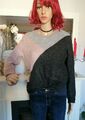 Pigalle Only Strick Pullover Gr.S Grau-Rosa Kuschel Neuwertig 