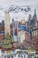 Charles Fazzino Christmas in New York, original signiertes Kunstechtfoto 20×30cm