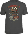 Geburtstag T-Shirt - Sonderedition 40 Jahre pralles Leben - limitierte Auflage