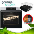 Gorenje Einbau Backofen Pyrolyse Autark Pizza Grill Edelstahl 1-fach Auszug Herd