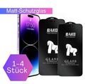 iPhone 15 14 13 12 11 Pro Max Matt Glas Panzer Schutzglas Displayschutz Hartglas