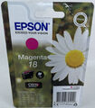 Original/Authentisch Epson 18 Magenta Tintenpatrone/Druckerpatrone - Neu - VERALTET