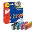 Pelikan Druckerpatrone P02 ersetzt Canon 3eBK 3eC 6C 6M 6Y I560 Pixma IP3000