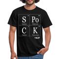 Star Trek Discovery Spock Periodic Table Männer T-Shirt