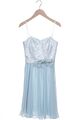 LAONA Kleid Damen Dress Damenkleid Gr. EU 34 Hellblau #0ul155k
