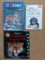 Tierbücher, 3 Stk. , 1.-3. Klasse, WAS IST WAS " Wölfe", Leoparden, Hund & Katze