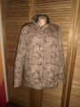 Wende-Jacke..Gr.38/40..Leopard..Schwarz..Taschen..Gefüttert..Langarm..Kragen