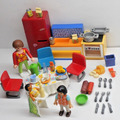 Mama Baby und Kind in der Küche + Figuren + Möbel +  Zubehör + Wohnen  Playmobil