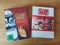 Star Wars: The Clone Wars Komplette Staffel 1 Und 2 (DVD) DVD Boxen, Je 4 DVDs 