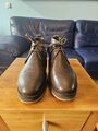 Hotiç Schöne Herren Boots/Schnürstiefel Braun Leder Gr.42.5-43 Neu(Sonstige)