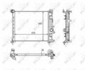 NRF 58473 Kühler Wasserkühler Motorkühler für OPEL Meriva B (S10)