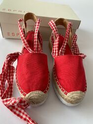 Esprit Espadrilles mit Plateau-Sohle Größe 39 selten benutzt