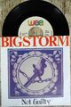 7" WEA SL BIGSTORM Not Guilty + Rubber Love (Live) 257 666-7 D 1989