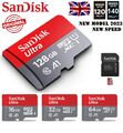 Neu SanDisk Ultra Micro SD Speicherkarte Klasse 10 SDHC SDXC UHS-1 32GB 64GB 128GB 