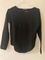 REPEAT Damen Rundhals Pullover, Merinowolle Gr. 36 ,Schwarz