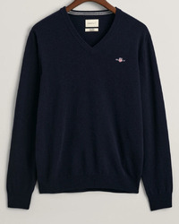 GANT V-Neck Pullover Superfine Lambswool Gr.M NEU UVP 140€