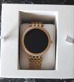 michael kors damenuhr smartwatch goldfarben und Glitzersteine