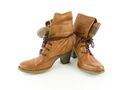 Mustang Damenschuhe Stiefel Braun Gr. 37 Boots Stiefelette Echtleder (16216)