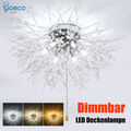 60cm LED Deckenlampe Modern Kristall Deckenleuchte Dimmbar 6*G9 Kronleuchter 