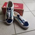 Vans Old Skool unisex Sneaker low,  35, blau-weiß