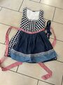 Oktoberfest Dirndl mini Gr. 36 blau kariert 