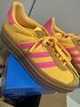 ADIDAS GAZELLE BOLD SNEAKER Gelb Gr 38 NEU IM KARTON !!