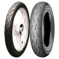 PAAR MOTORRADREIFEN DUNLOP 2.50 -17 43P TT900 + 100/90-12 49J TT93 GP