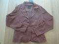 Jacke * Blazer * Sweatblazer * Sweat * Struktur * braun * Gr. 38 ZERO * NEU 