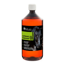 Schwarzkümmelöl 1000ml für Hunde & Pferde | kaltgepresst & gefiltert, 100% rein